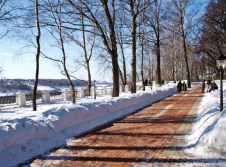 Почти 1500 кубометров снега вывезли с улиц Калуги